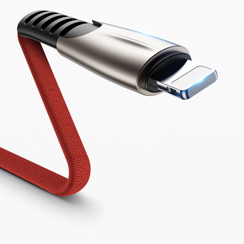 Cable de carga rápida de aleación de aluminio 6A, Cable de carga de 1m/2m aplicable a Android, Apple, tipo c, iPhone, ipad, OPPO, oneplus, Samsung