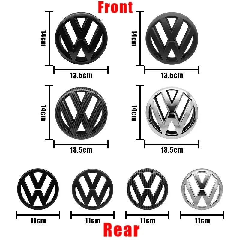 VW GTI GOLF Valve Stems Caps 2026 Hot Volkswagen VW Hub Caps 135mm Car Front Grille Badge and 110mm Rear Trunk Emblem Lid Logo 5