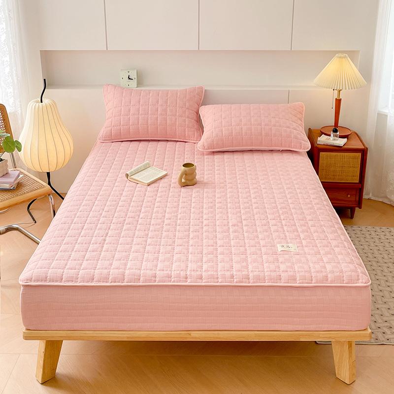 Class A High-quality Quilted Fitted Sheet Bed Cover Dust Cover Taiwan Bed Bag Protective Cover