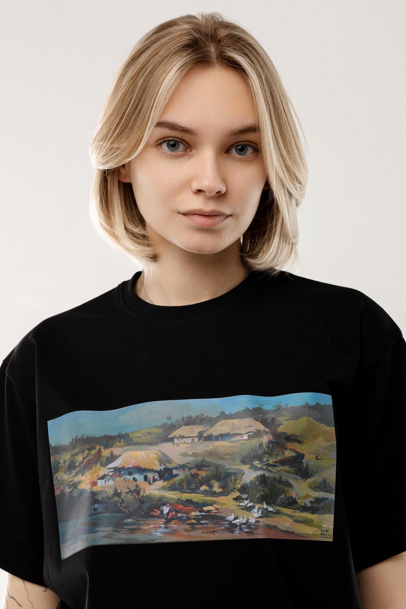 Oversized t-shirt with USSR print S
