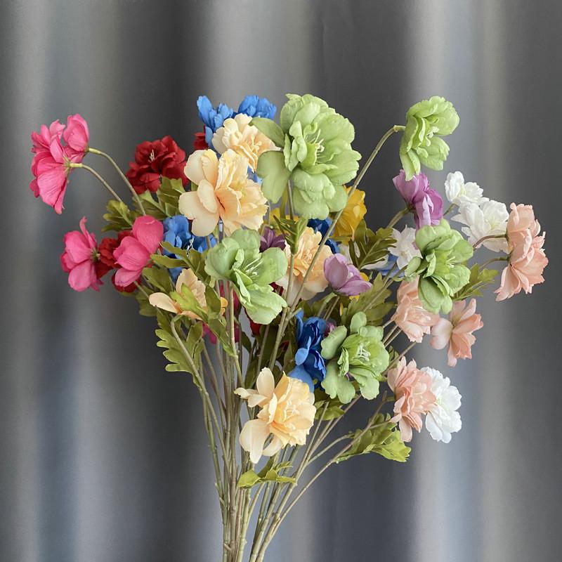 Hibiscus 5 Head Flowers For Wedding Ceremony And Reception Decorations