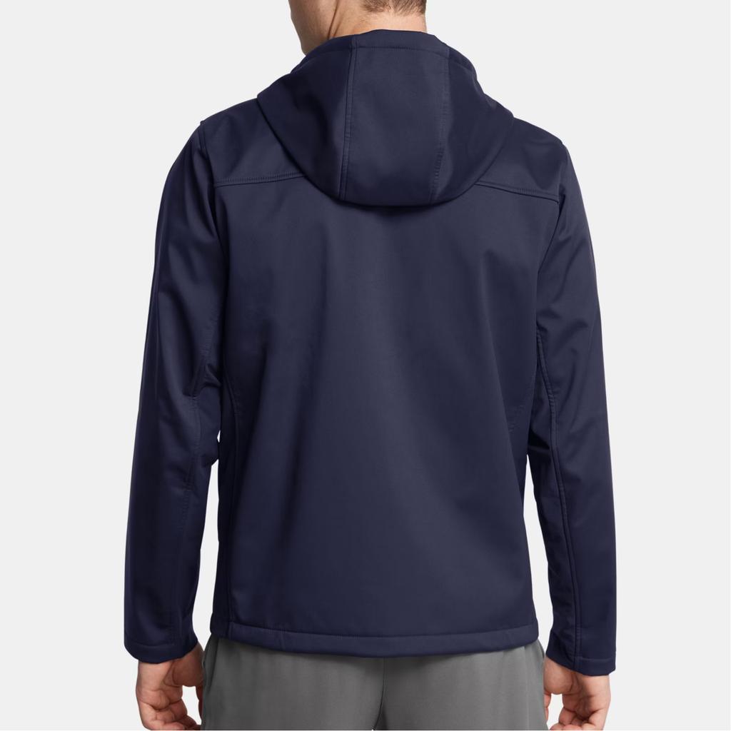 Under Armour Coldgear Storm Training Series Kapuzenjacke Bequem Stilvoll Reißverschluss Langarmjacke Herrenjacken Marineblau 1371587-410