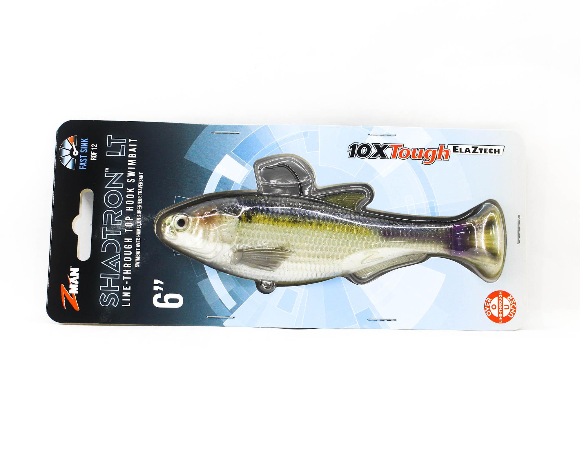 

Zman Soft Lure Shadtron LT Swimbait 6 Inch Blueback Herring (0561)