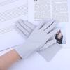 Women Driving Sunscreen Dot Short Gloves Sun Protection  Gloves