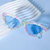 Elegant Cat-Eye Wedding Party Sunglasses for Women & Men - Summer Sun Protection
