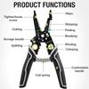 Multifunctional Universal Wire Stripping Pliers Professional Electrician Anti Slip Maintenance Durable Hardware Tool