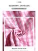 Women's Summer High-Waist Plaid Casual Pants: Slimming Straight or Wide Leg Draped Design