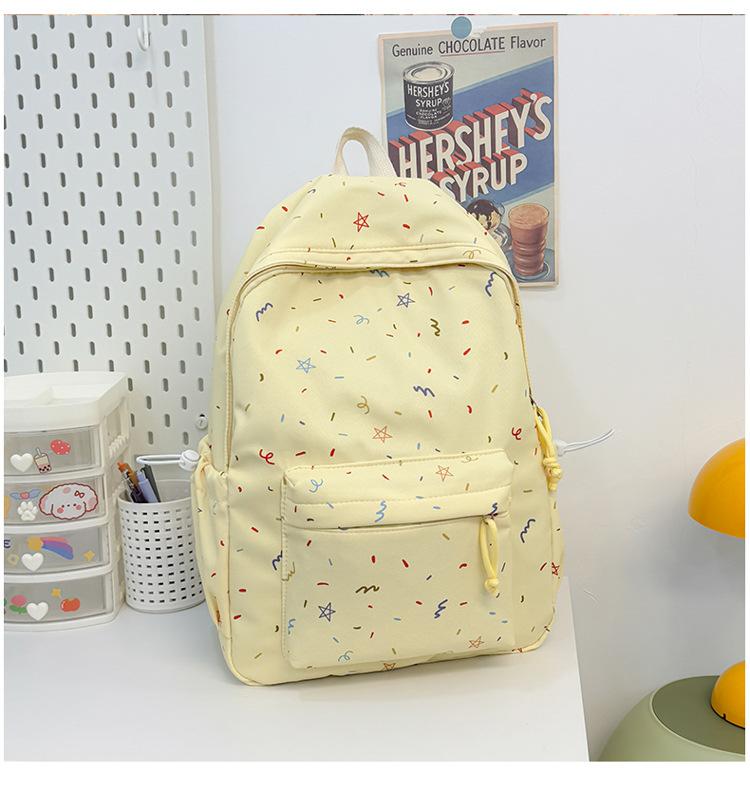 Schoolbag Japanese ins Small fresh and sweet student schoolbag women's large capacity lightweight travel backpack casual versatile backpack