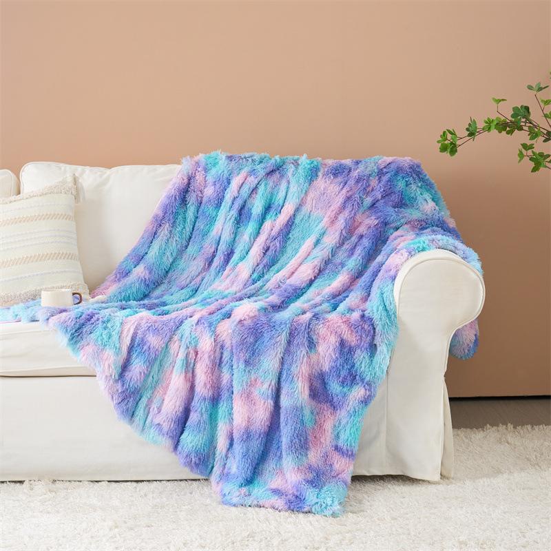 

Одеяло, Плюшевое одеяло тай-дай, Теплое одеяло 80x120cm