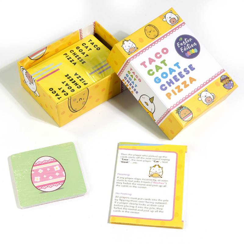 Taco Goat Cat Cheese Pizza Card Board Game Family Parties Interactive Gifts