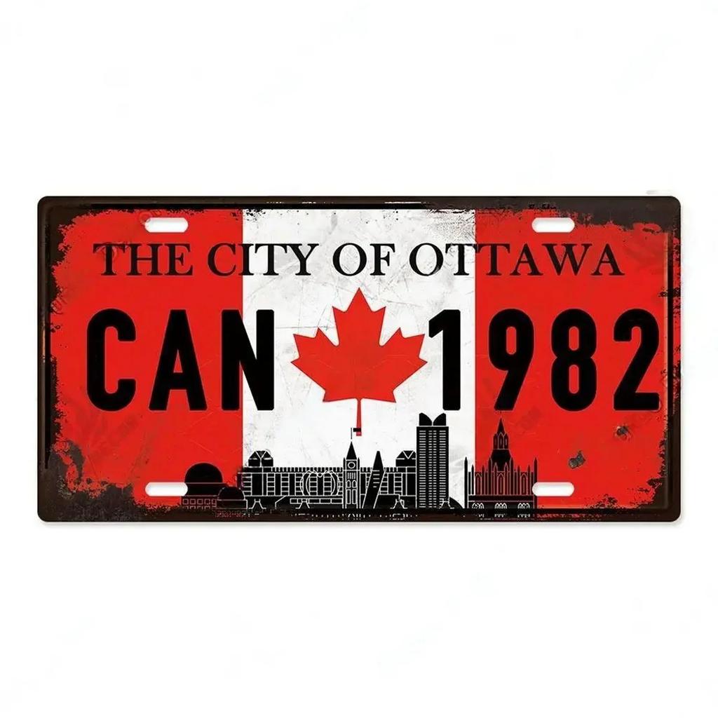 Paris Berlin Madrio Moscow Metal Tin Signs Vintage Plaque Auto License Plate Embossed Tag Garage Bars Pubs Clubs Home Wall Decor