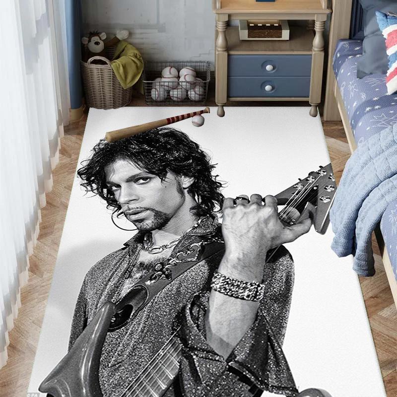 Prince's Iconic Guitar Artistry carpet Living room and bedroom mats floor mats Art Bathroom mat Room