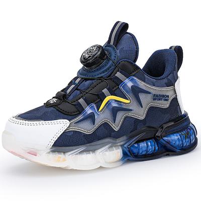 Spring/Autumn Boys Waterproof Leather Rotating Buckle Children's Sports Casual Shoes Children's Shoes