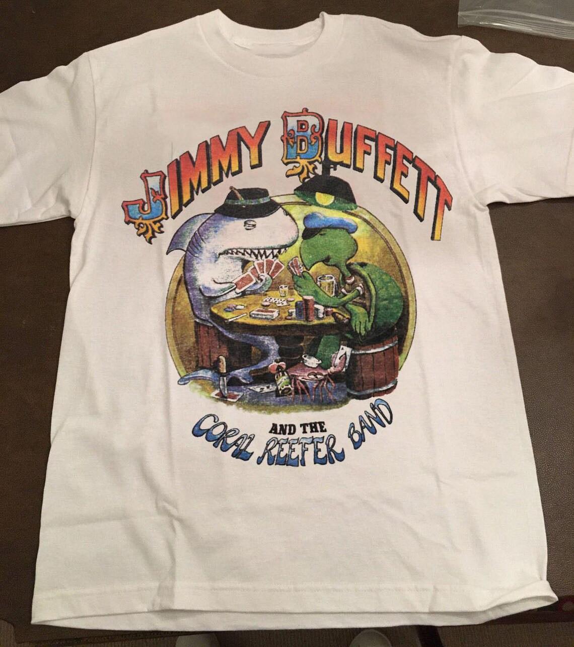 Jimmy Buffett And The Coral Reefer Band T Shirt Full Size S-5XL UR906 XXXL