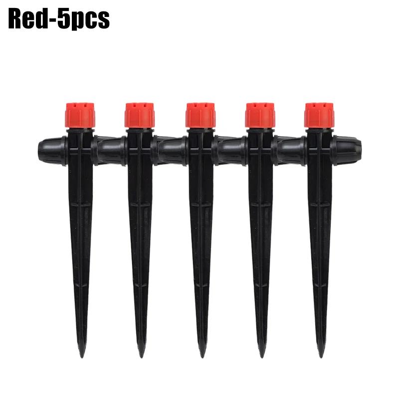 

All Round Scattering Sprinkler Automatic Spiked Dripper Sprinkler 8 Hole Drop Greenhouse Garden Watering Irrigation Supplies