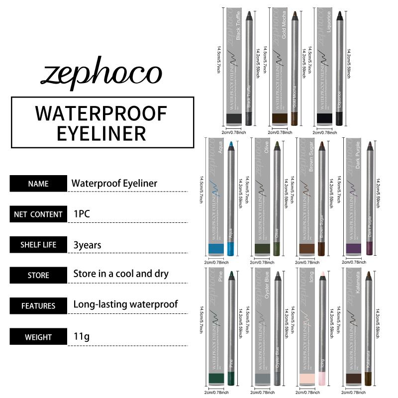 Waterproof Eyeliner Pen Natural Outline Line Quick-Drying Beginner-Friendly Eye Makeup Anti Smudge Eyeliner Eyes Makeup Cosmetic