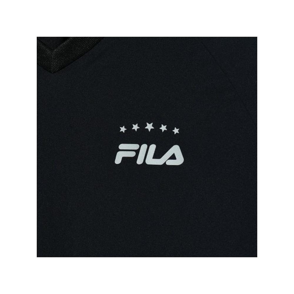[fila Kids] Pf Soccer Woven Layered Top  Fk2pog3303m Blk  q0zFk2pog3303mBlk