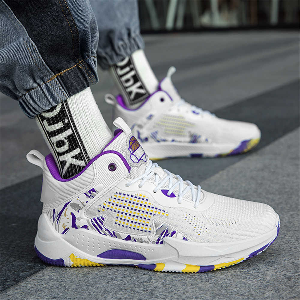 Fashion Round Foot Non Slip Fashion Sports Shoes Casual Quality Men's Sneakers Man Trainer Footwears Sepatu Tines Functional