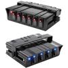 Boat Dashboard Panel Illuminated Circuit Board, ABS Panel Mount Console Unit for Motorhome Yacht Electrical Areas