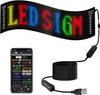 LED-Matrix-Pixel-Panel, USB 5 V, flexibel adressierbares RGB-Muster, Graffiti-Lauftext-Animationsanzeige, Autogeschäft, Bluetooth-App