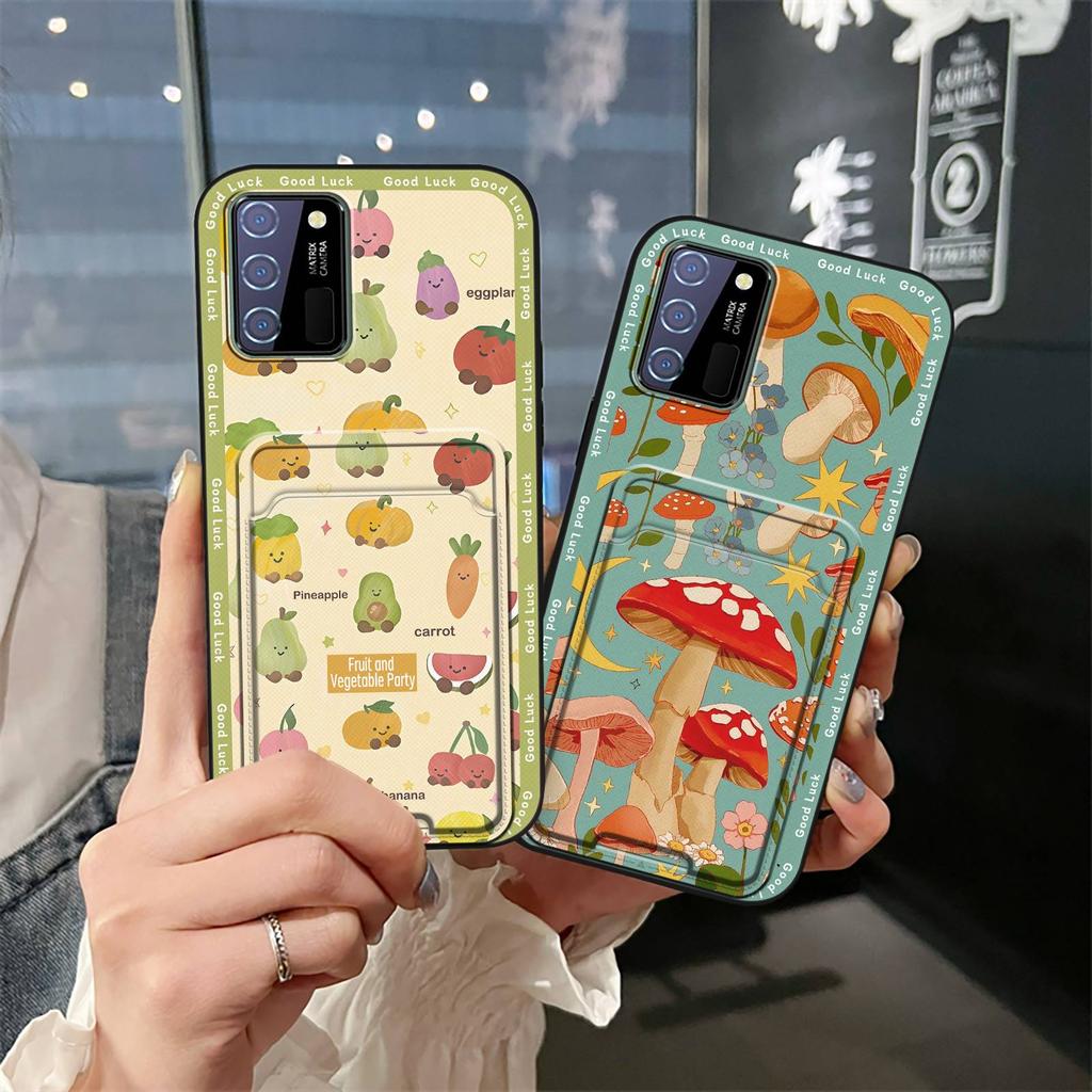 Shockproof Waterproof Phone Case For Oukitel C25 Soft Case Card Slot Graffiti Anti-knock Durable Protective TPU Cover