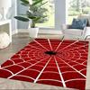 Spider Web Area Rug Design for Hallway Dormitory Bedrooms Entryway Anti-slip Rug Anime Office Decor Gift for Festivals