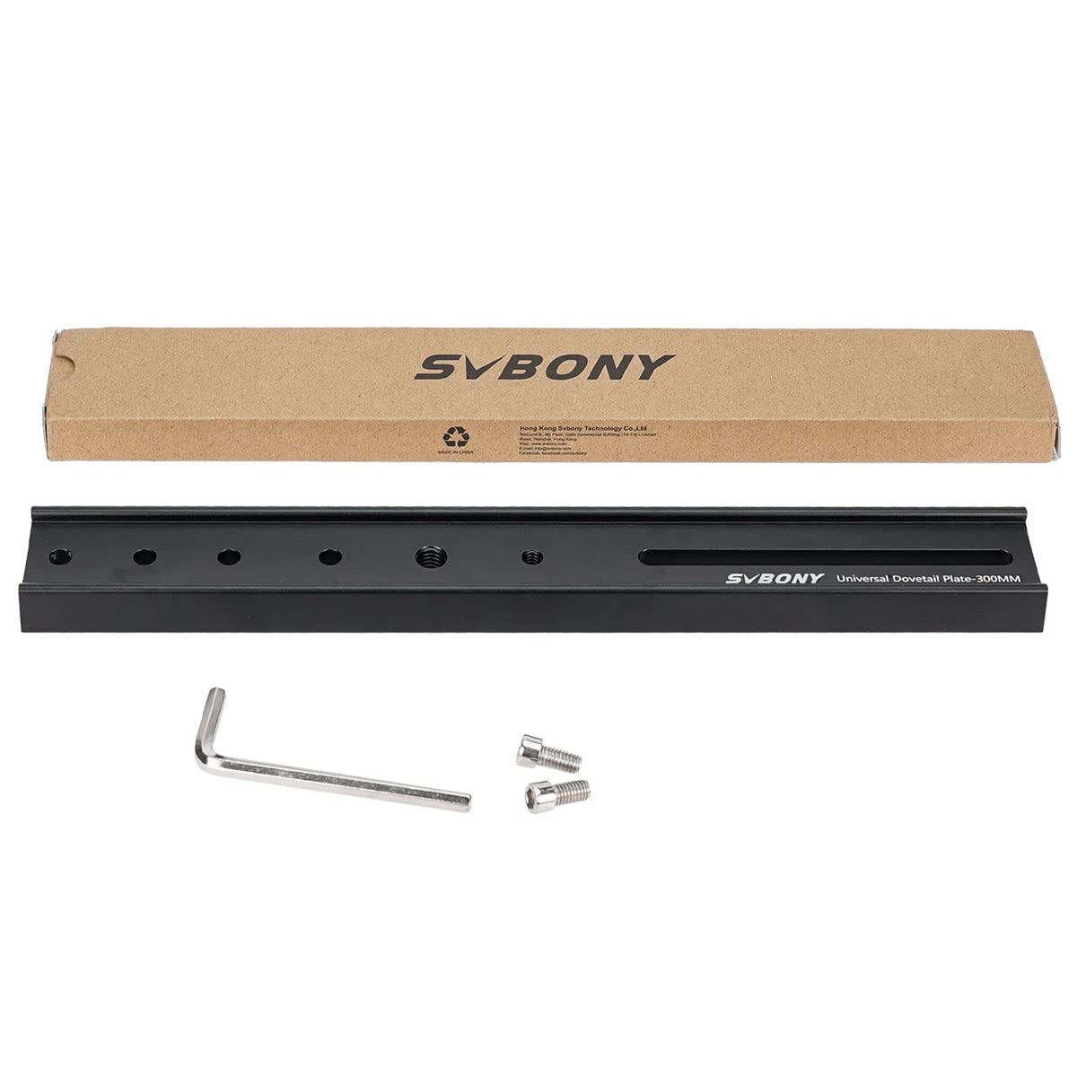 SVBONY SV219 Dovetail Telescope 300mm Vixen Universal Dovetail for OTA Equatorial Mount Telescope Accessory for Astronomical Observation Plate,