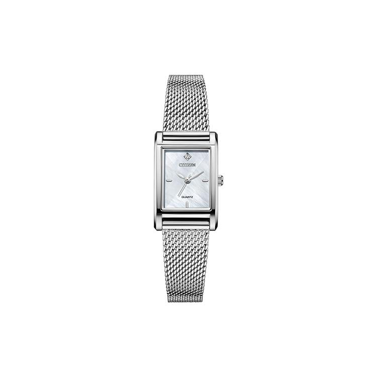 CITIZEN Quartz Movement Stainless Steel Strap Watch Women s Watch White Dial EJ6120-89D