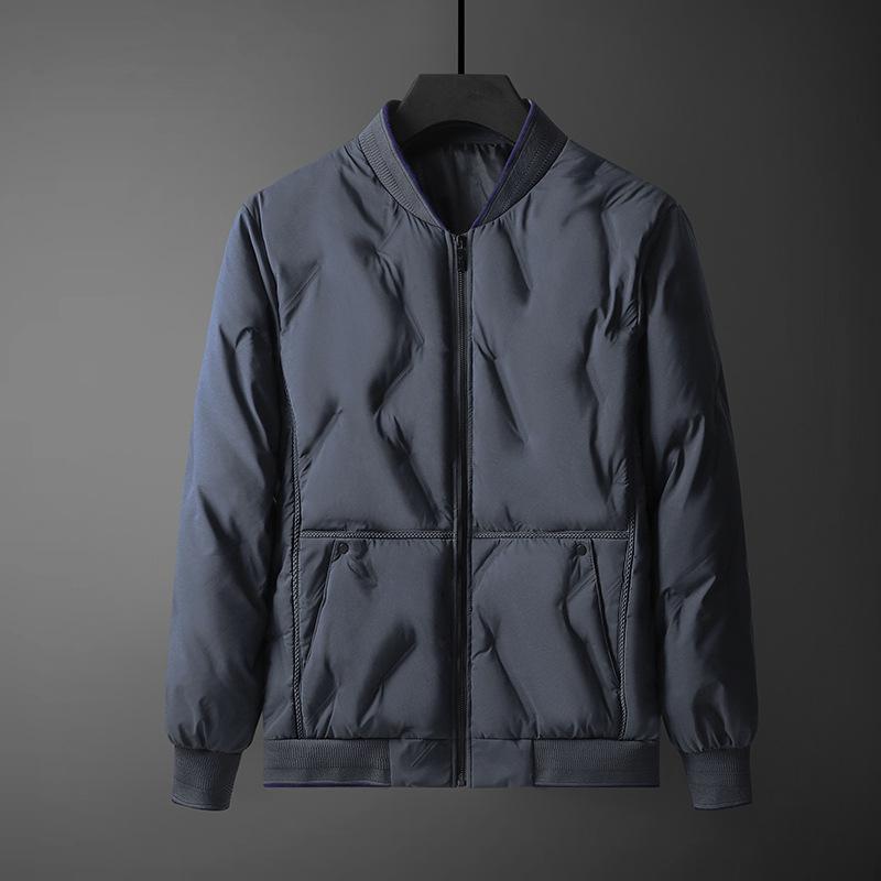 Big Yards of Cotton Clothing Men's Winter Loose Baseball Collar Cotton Fashion Casual Jacket Thickened Couples Paragraph Cotton Jacket Coat
