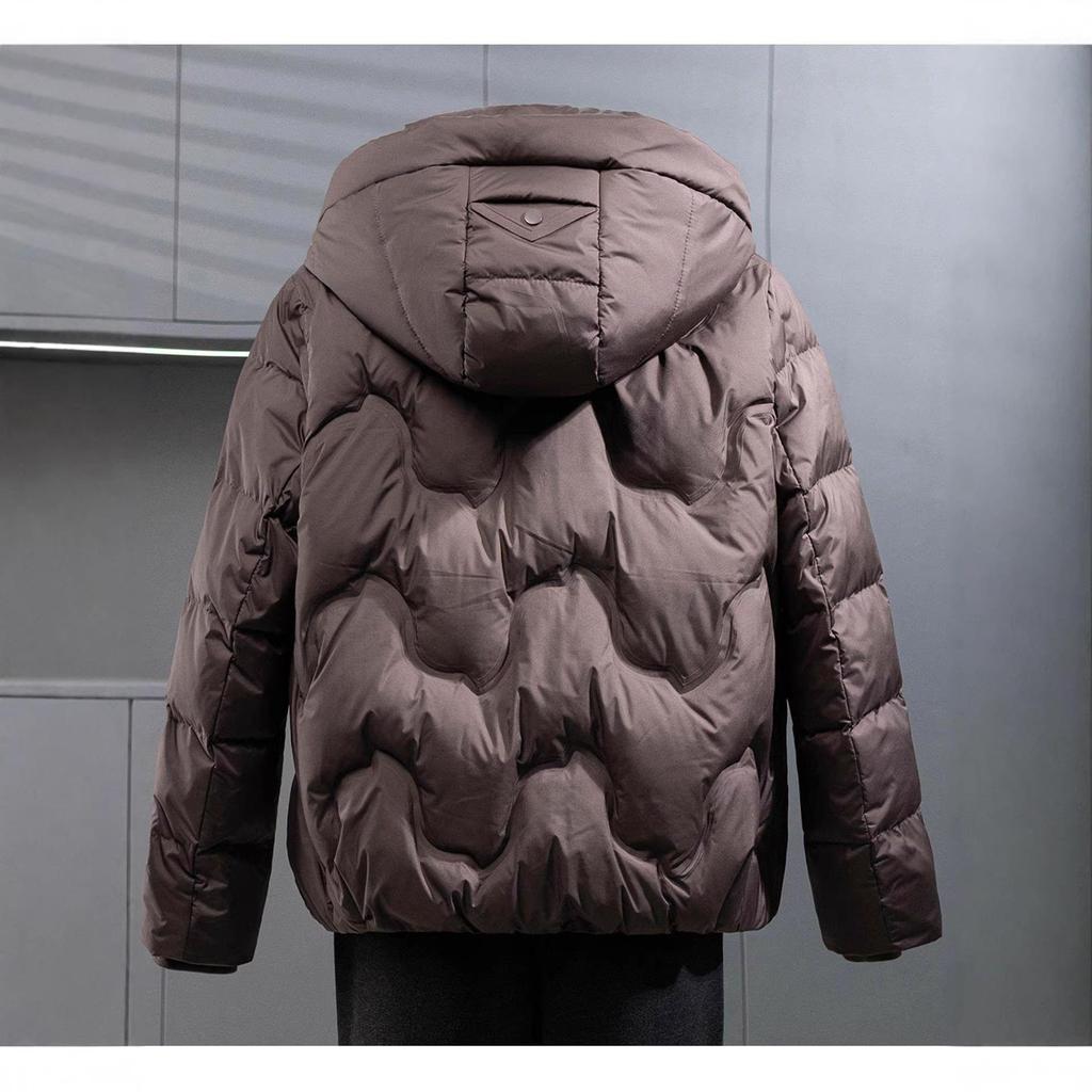 Schicke Daunenjacke mit Kapuze in Übergröße für Frauen mittleren Alters und ältere Frauen – Kurzer Wintermantel