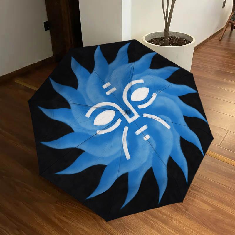 

1pc Sun Mask Automatic Umbrella Durable Iron Frame & Plastic Handle, Gift for Men & Women, Sturdy Construction yy250905179