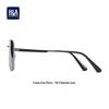 HLA Men's Polarized Square Frame Sunglasses