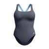 Womens/Ladies Square Neck Regular One Piece Swimsuit