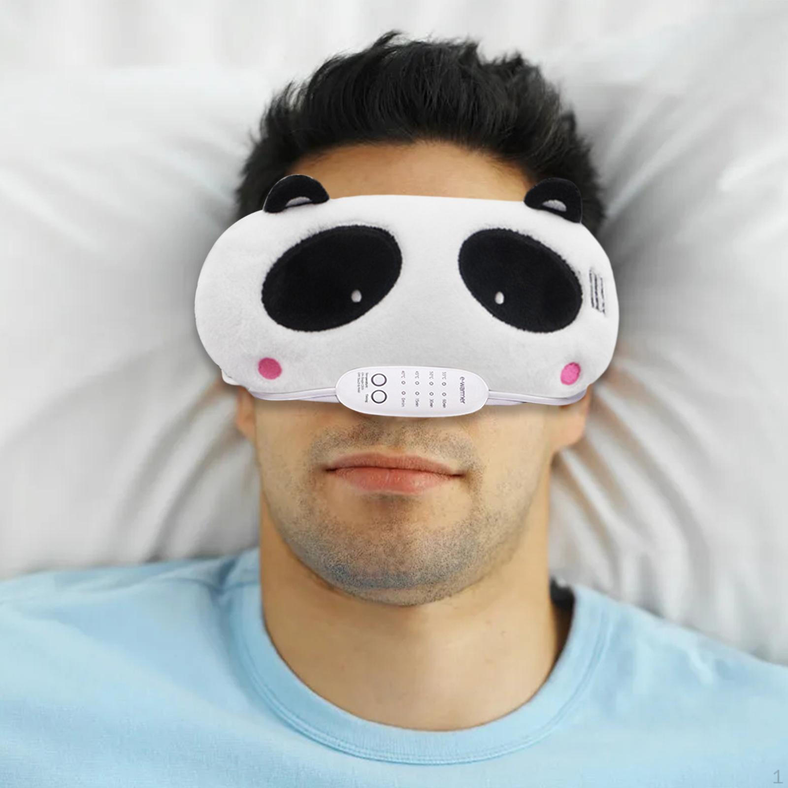 

Регулируемая температура маска для сна с 4 йогой, поглощающая пот, блокирующая свет Aroma Panda