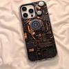 Creative Circuit Board Pattern Phone Case For iPhone 17 Air 16 15 14 11 12 13 Pro Max Plus X XR XS Colored Silver Hard Cover