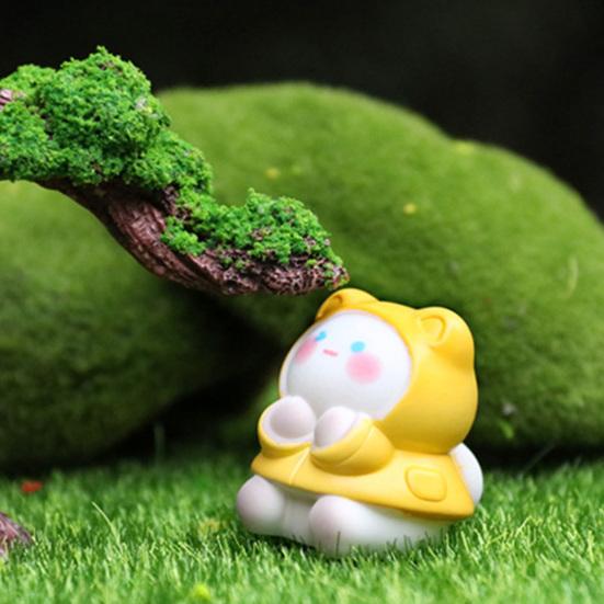 Mini Figurine de Chat en Résine Micro Statue de Chat Cartoon Animaux Minuscules Artisanat pour Paysage de Mousse DIY Maison de Poupées Décor de Jardin Gâteau d'Anniversaire
