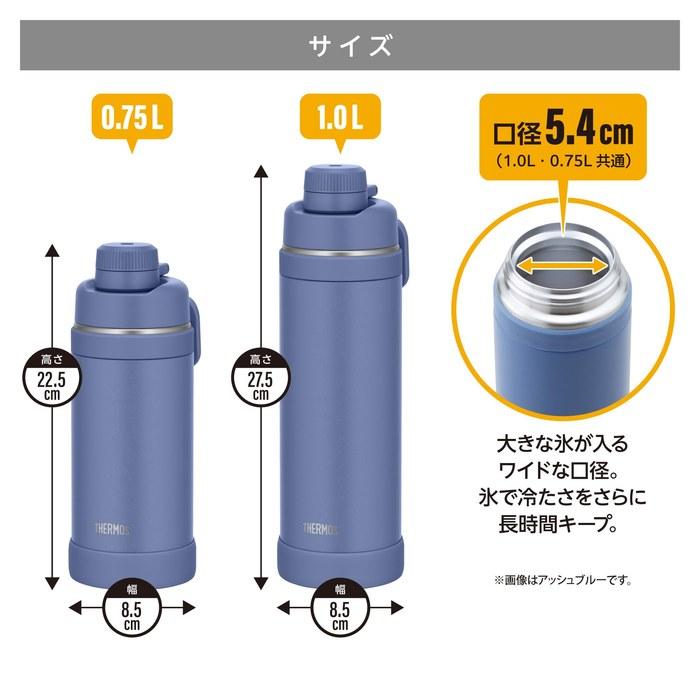 Thermos Sports Bottle 1L Black