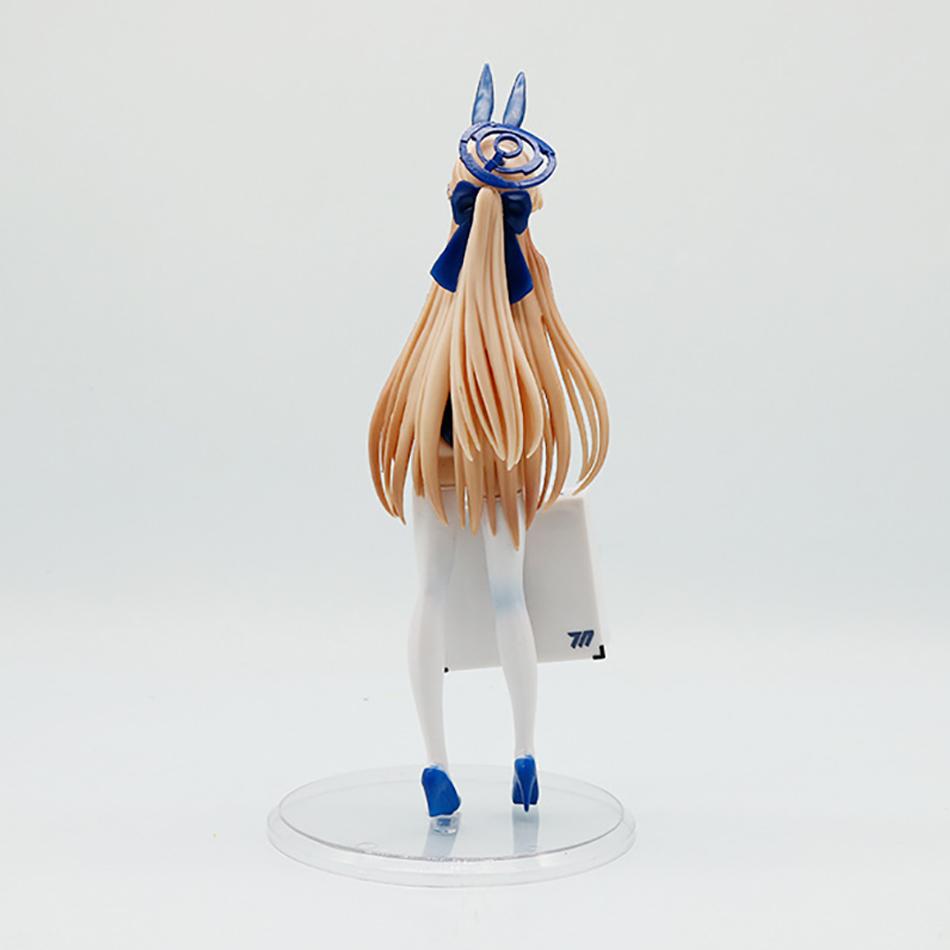 23cm  Game Blue Archive Height Bunny Girl Gk Model Of Sexy And Beautiful Girl Decorative Collection Ornaments Toy Gifts