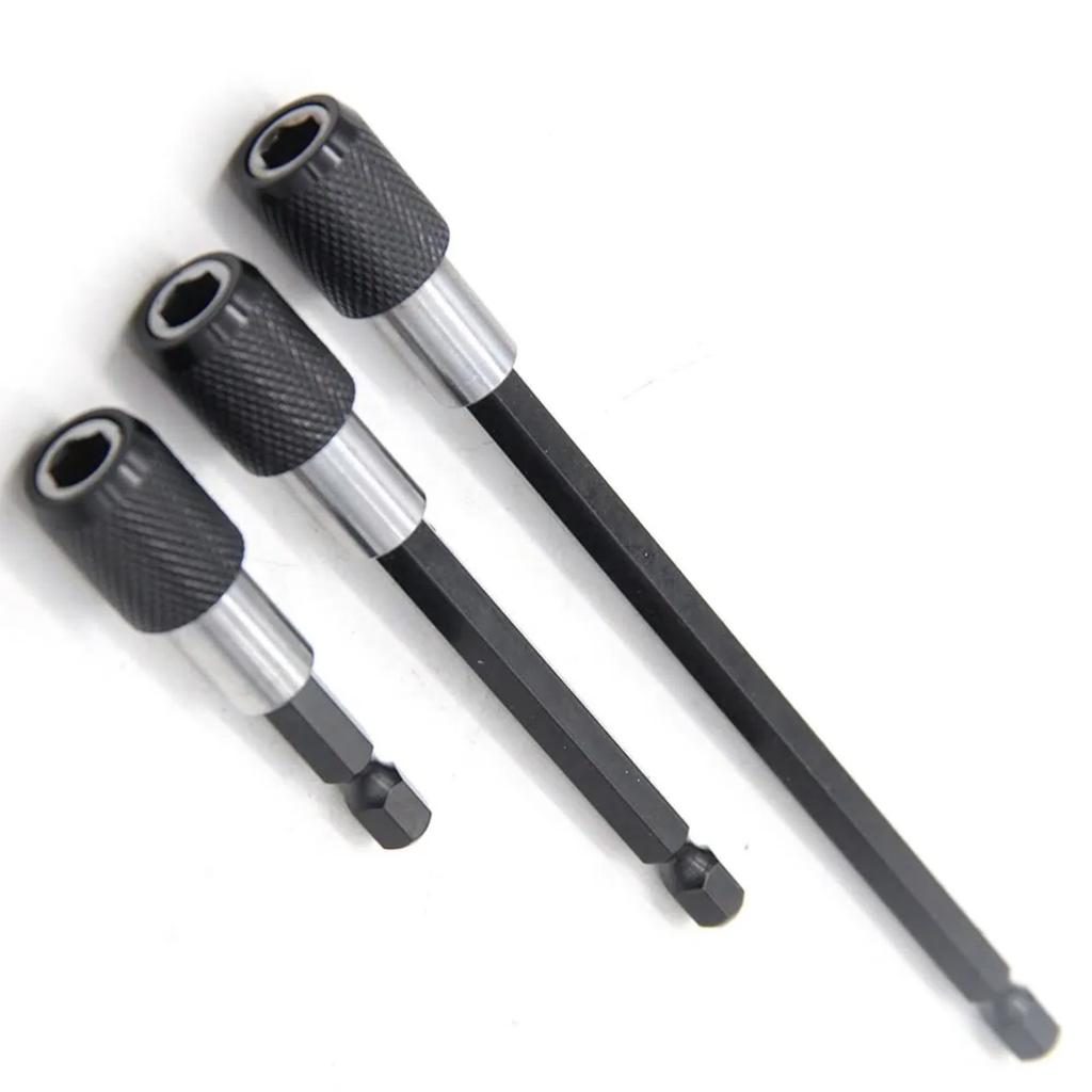 3Piece Quickly Release Screwdriver Extension Rod For Easy Operation Long Last Performances In Various Repair Tasks