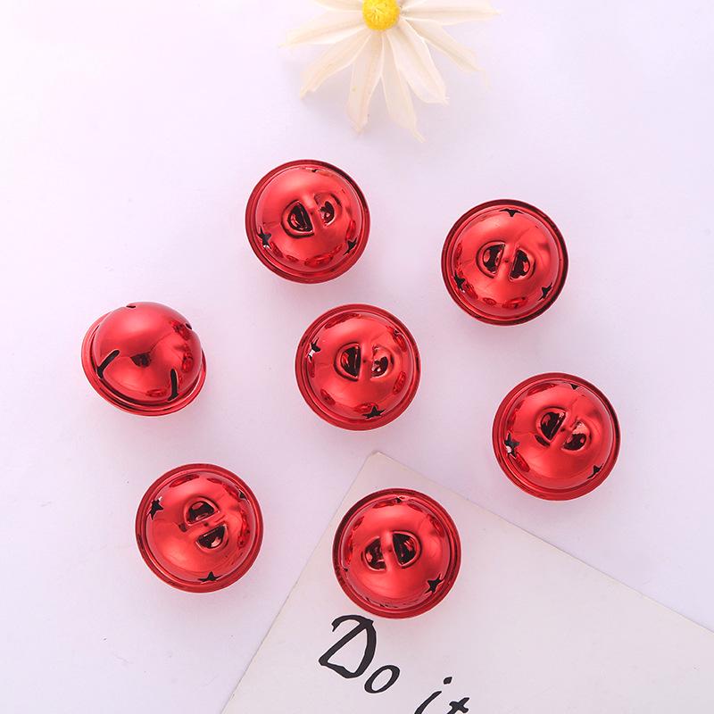 3 см Золотая пятиконечная звезда-колокольчик для питомца, для рождественского украшения и акцента в букете 24mm