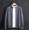 2024 Men's Fashion Half-High Collar Zipper Knit Cardigan Sweater - Autumn/Winter Business Outerwear