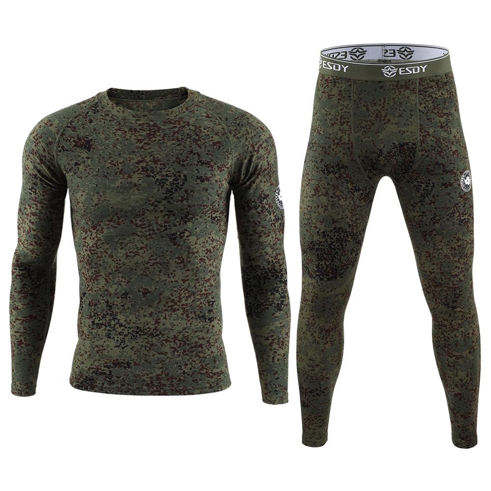Outdoor new fleece thermal underwear, German fleece suit, men's cycling clothes