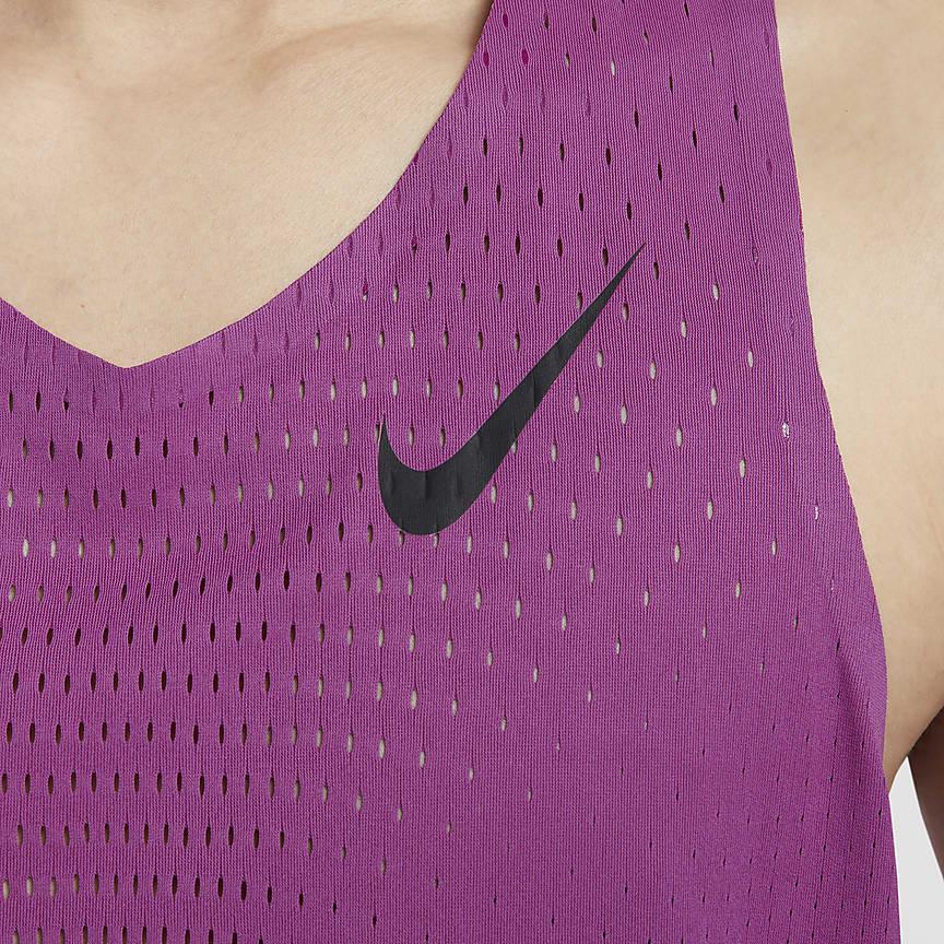 Nike Aeroswift Dri-FIT ADV Running Sleeveless Top Men tops Hot-Purple-Red FN4232-518