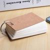 DIY Portable Flashcards: Blank Cards with Ring for Handwritten Memorization