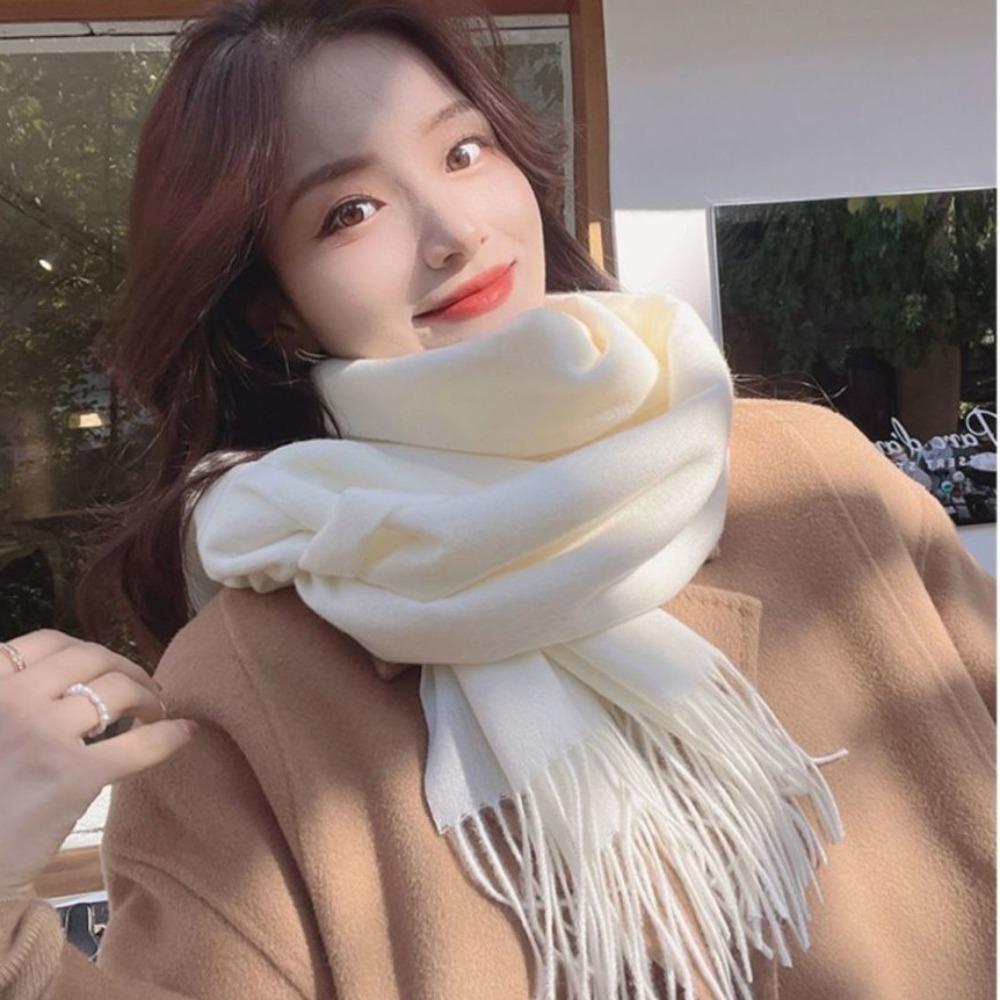 Thickened Imitation Cashmere Scarf Tassel Soft Scarf New Winter Scarf Winter