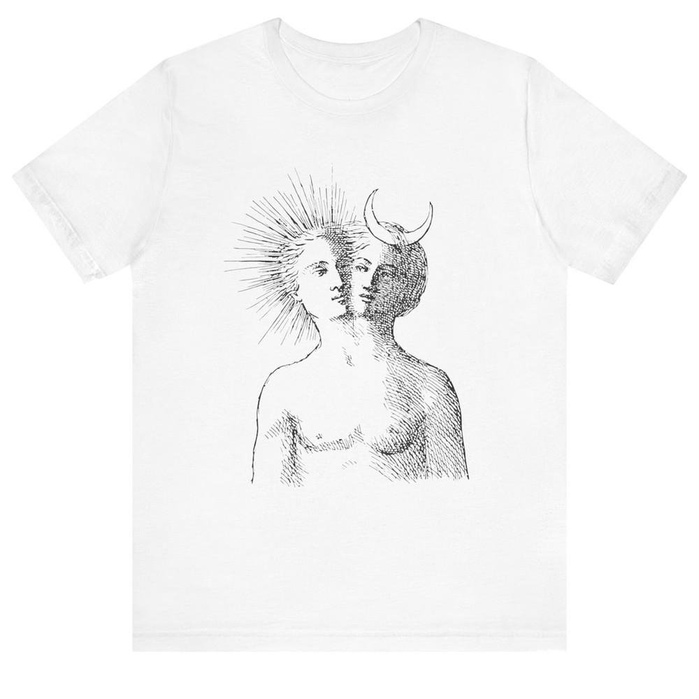 Unity of Opposites T-shirt Alchemical Rebis Occult Art Hermetic Magic Unisex Tee