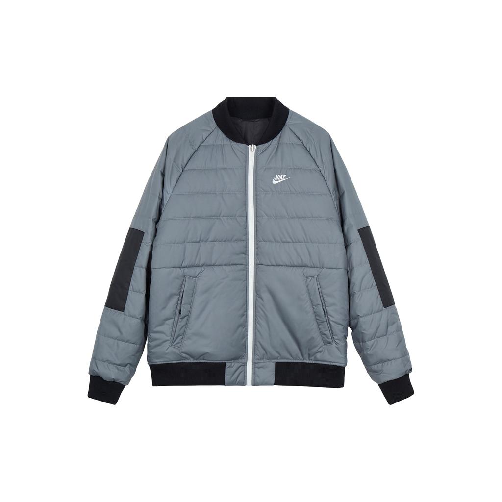 Nike Wendebarer Stehkragen Sport Baumwolljacke Herrenjacke Schwarz DD6850-010