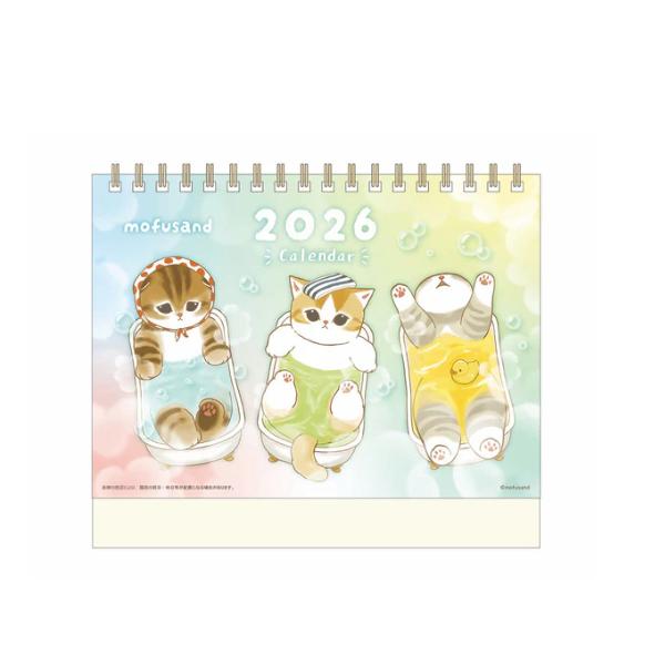 Mofusand 2026 Schreibtischkalender ( Inklusive Mini-Aufkleber ) Japan NEU