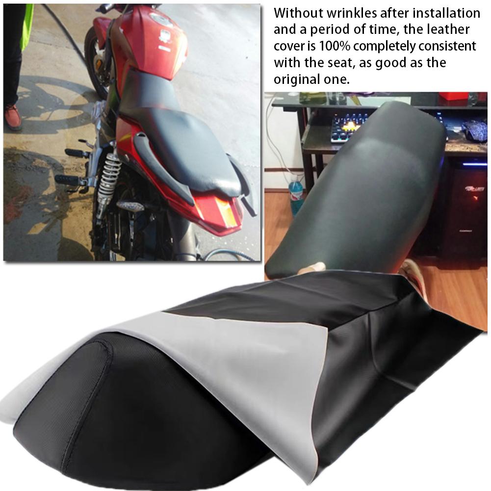 100x70 cm Motorcycle Seat Cover Leather Seat Protector Wear-resisting Waterproof Cover For Motorcycle Scooter Electric Vehicle