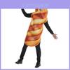 Disfraz de Halloween de comida, disfraz de pan para adultos, de mezcla de poliéster, para fiestas temáticas.